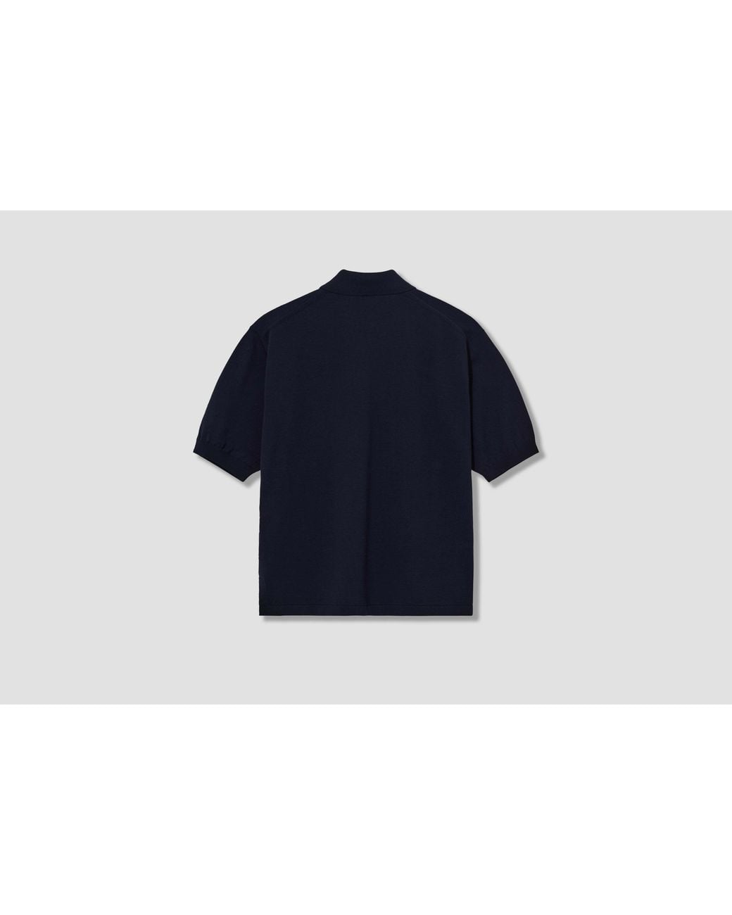 Comme des Garçons Blue Short-Sleeved Polo Shirt for men