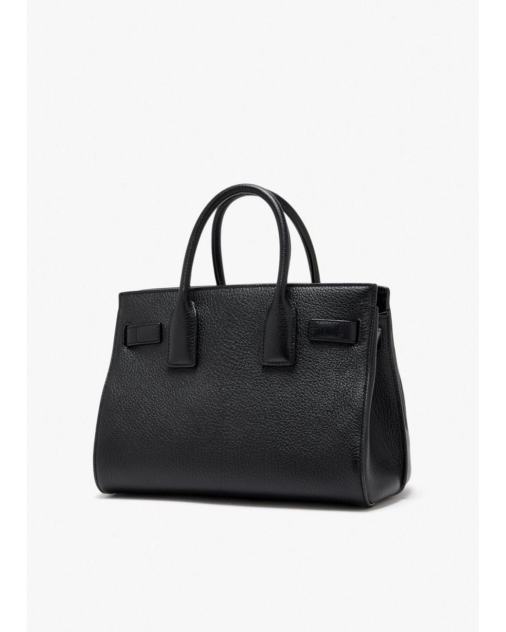 Saint Laurent Black Sac De Jour Top Handle Bag