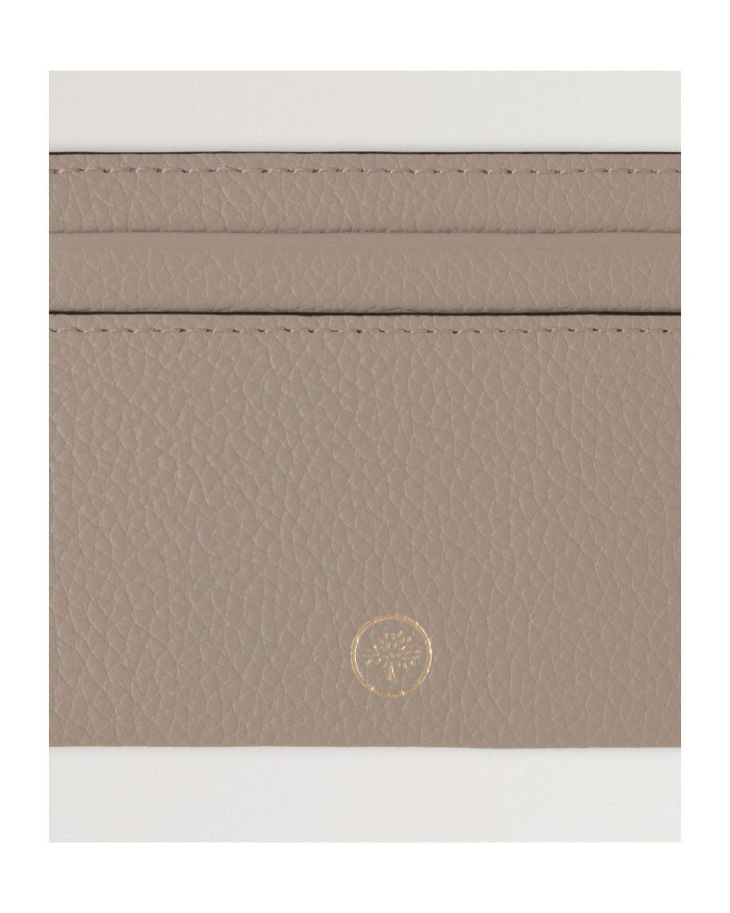 Mulberry Gray Calf-Leather Cardholder