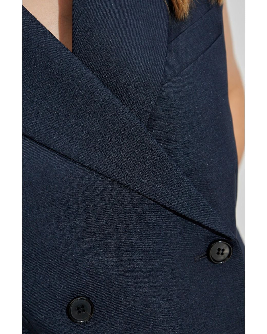 Theory Blue Waistcoats