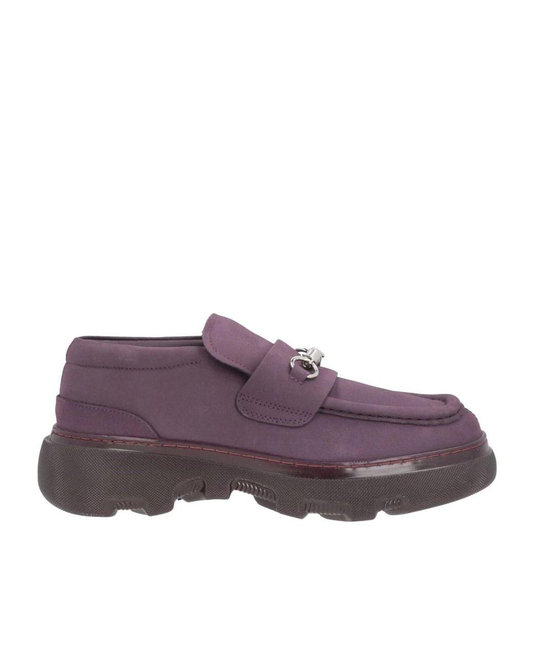 Burberry Purple Chunky Loafers