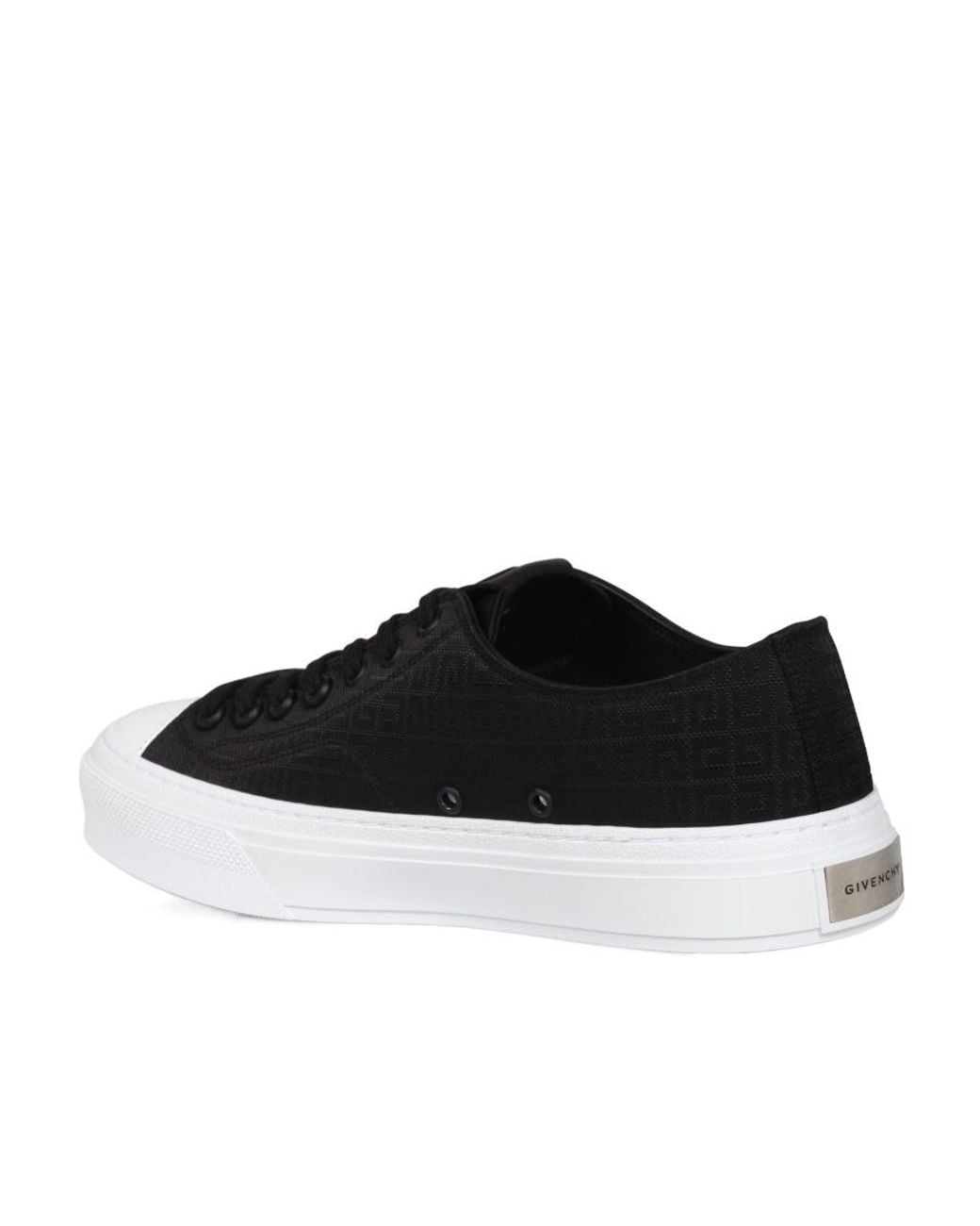 Givenchy Black City Low Lace-Up Sneakers for men