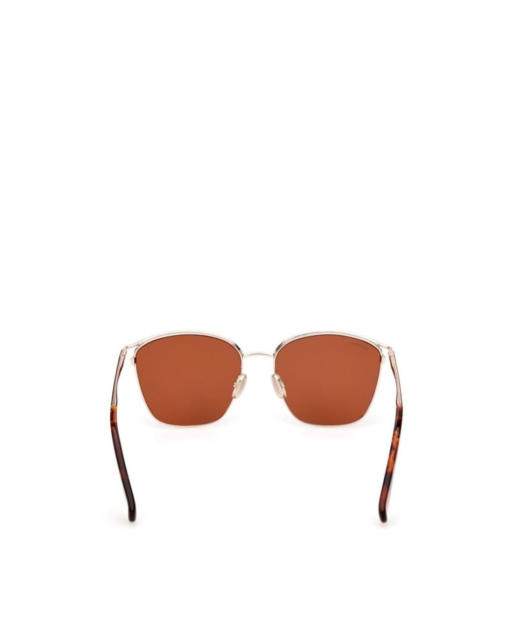 Max Mara Pink Square Frame Sunglasses