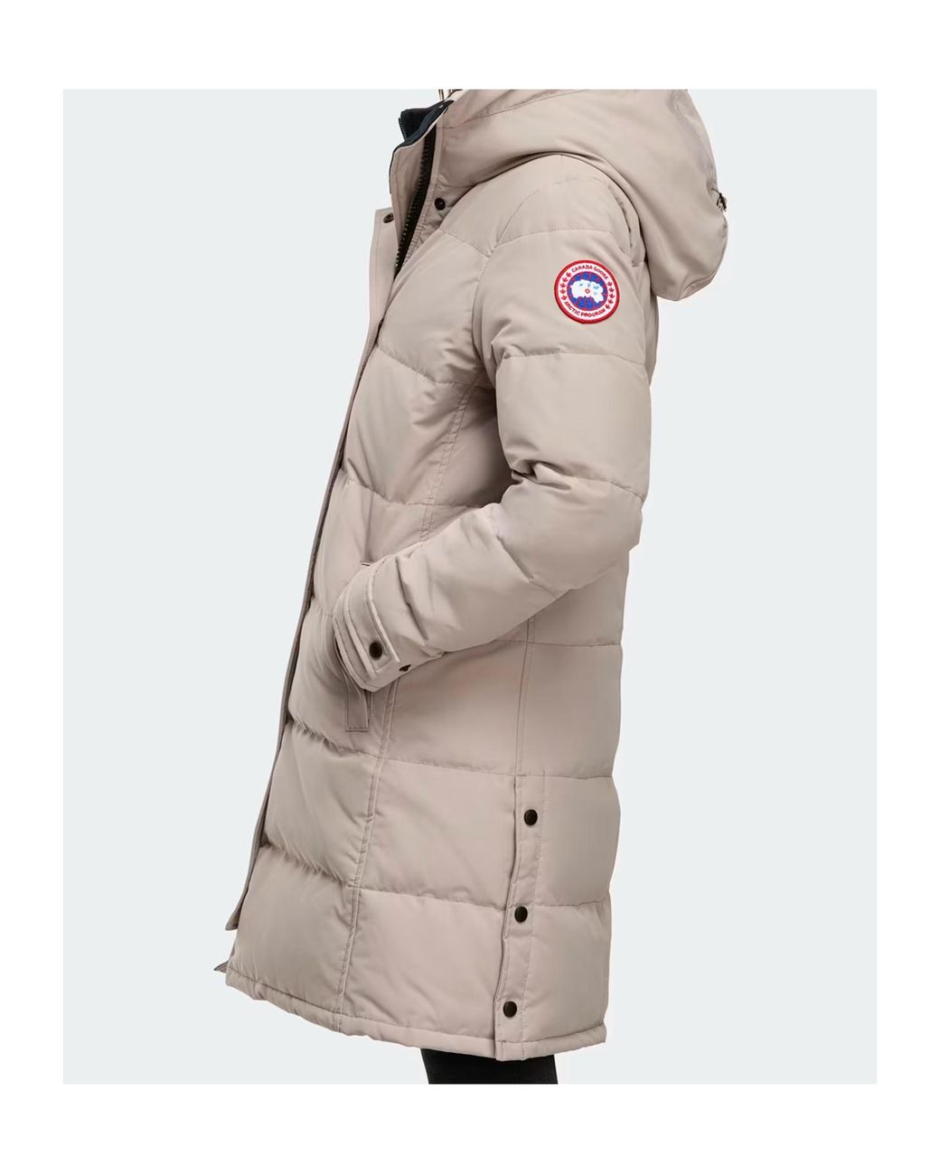 Canada Goose Natural Shelburne Hooded Down Jacket