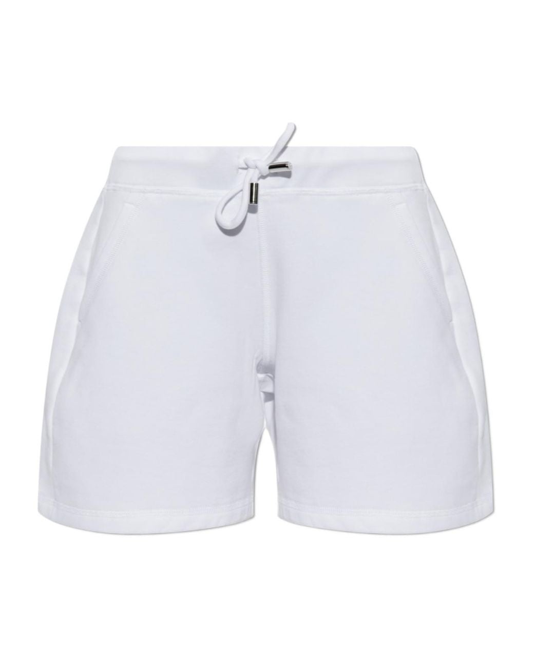 DSquared² Blue Logo Detailed Drawstring Shorts