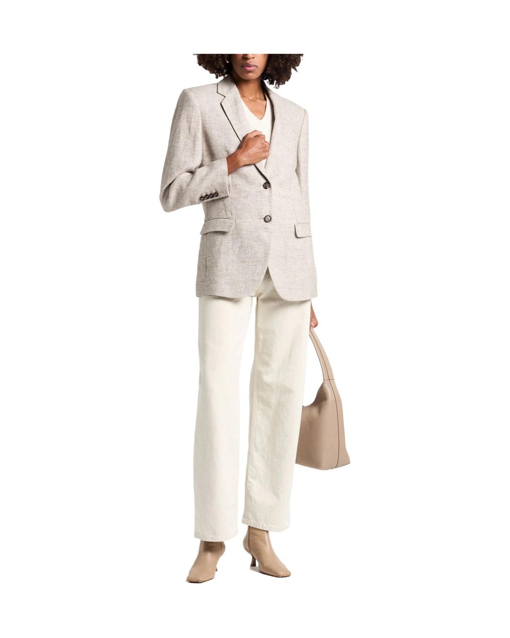 Brunello Cucinelli Gray Linen Blazer