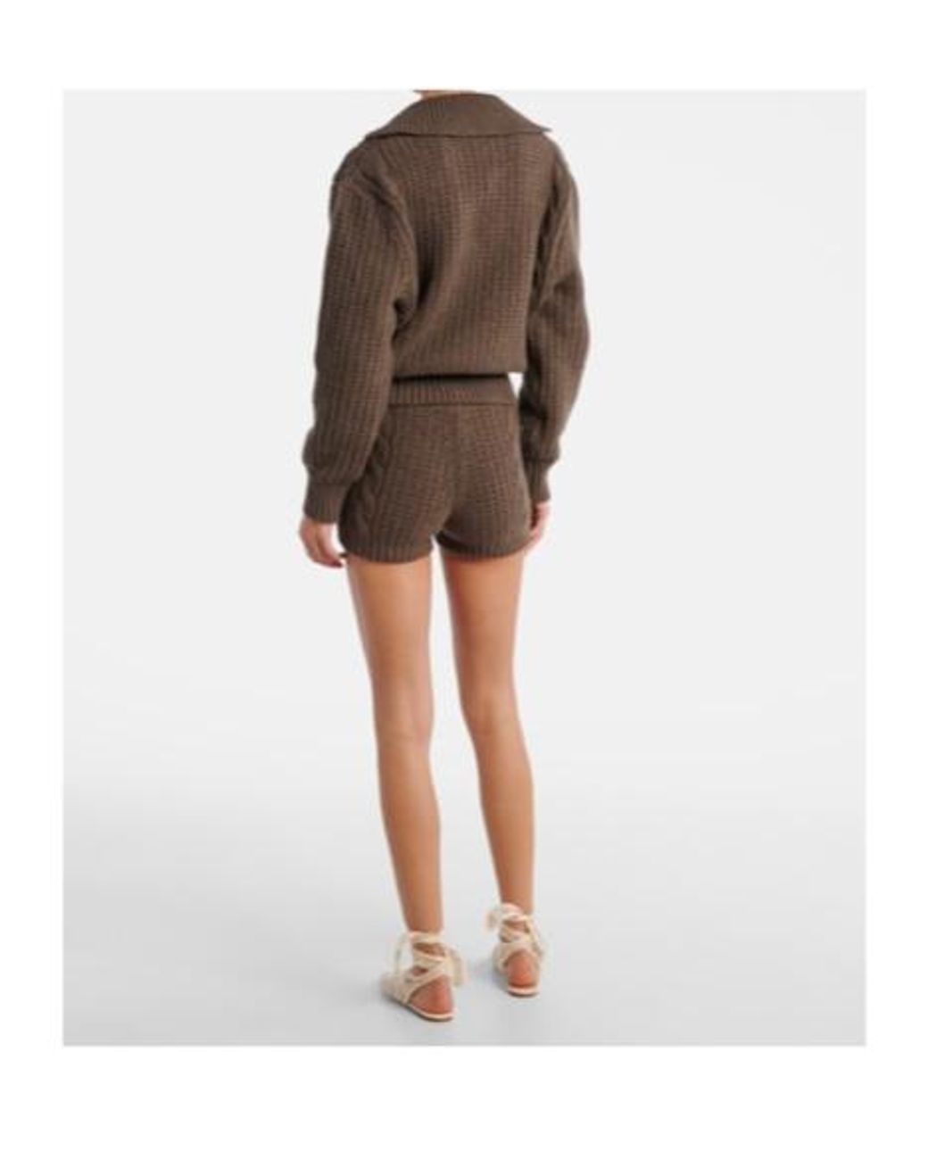 Magda Butrym Brown Cashmere Sweater