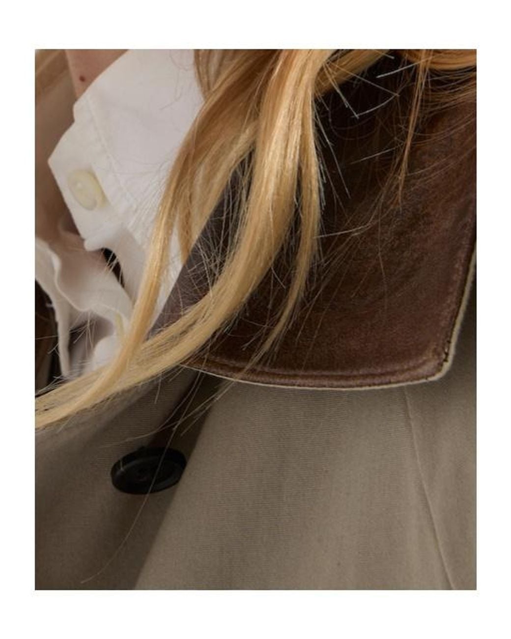 Prada Natural Belted Overcoat