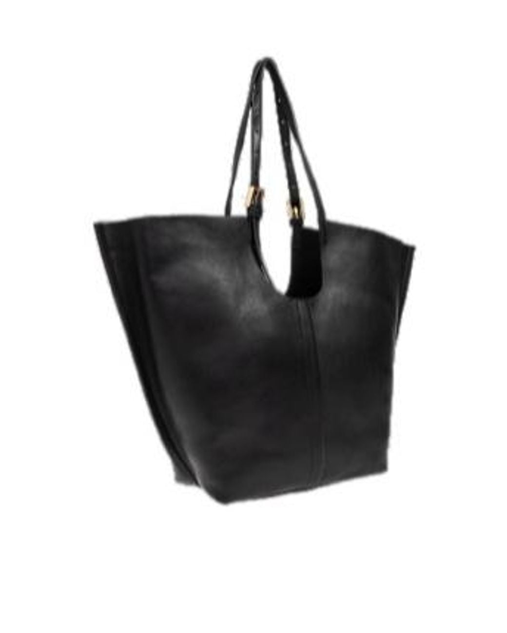AllSaints Black Ara Type Large Shopper Bag