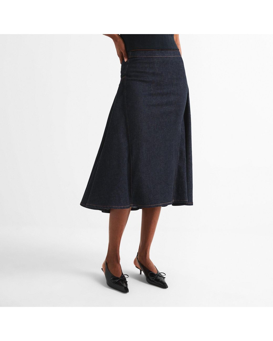 Jacquemus Blue Simple Mini Skirt
