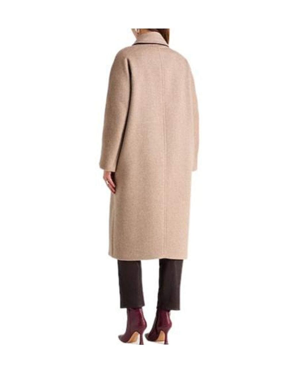 Max Mara Natural Minimalist Doublebreasted Coat