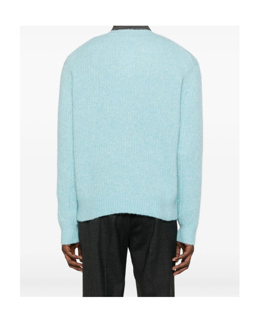 sunflower Blue Crew Neck Sweater for men