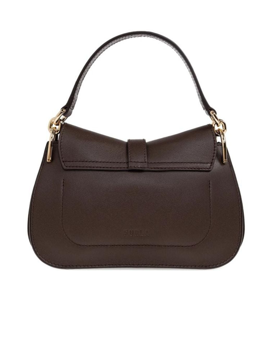 Furla Brown Mini Flow Tote Bag