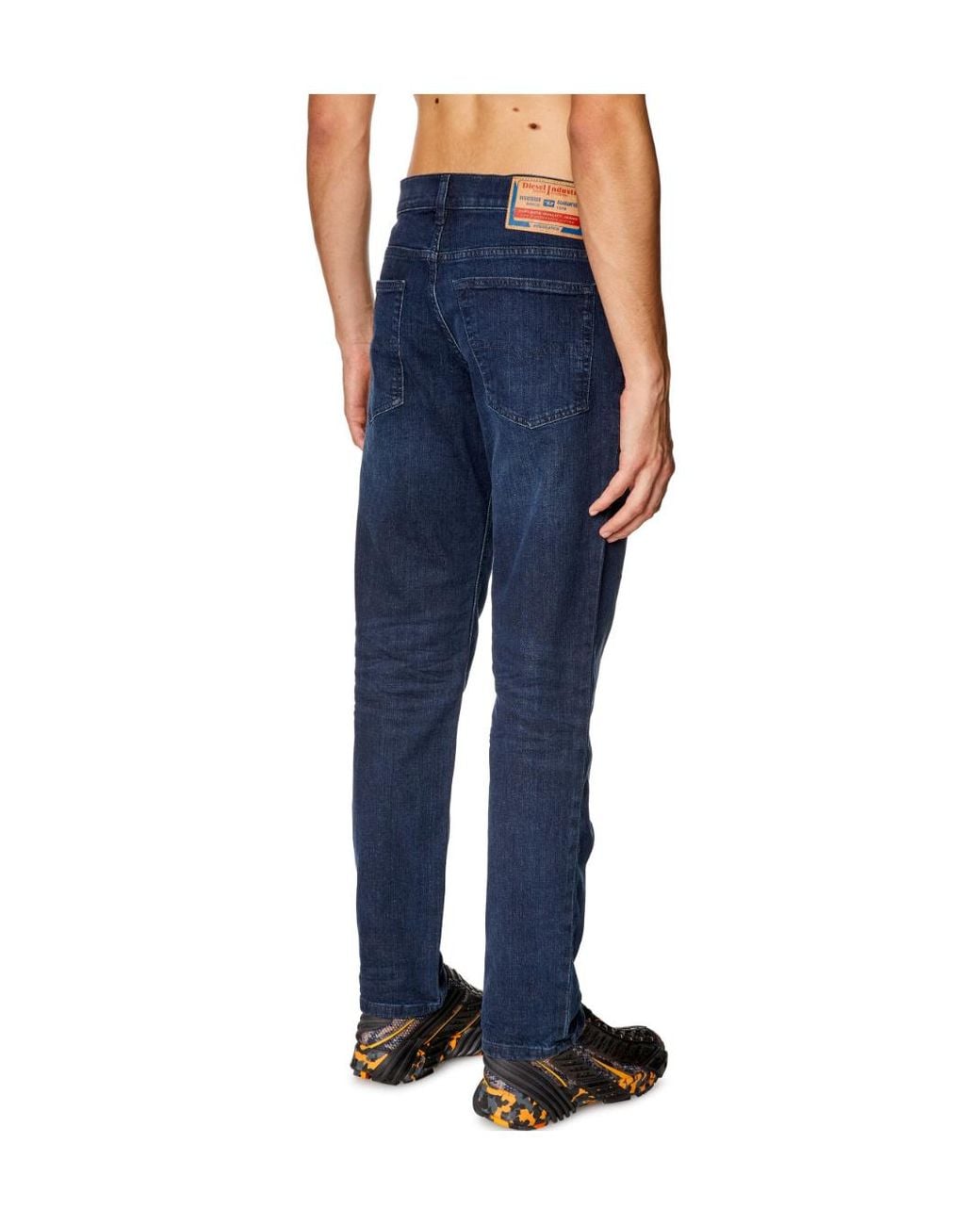 DIESEL Blue Regular Jeans for men