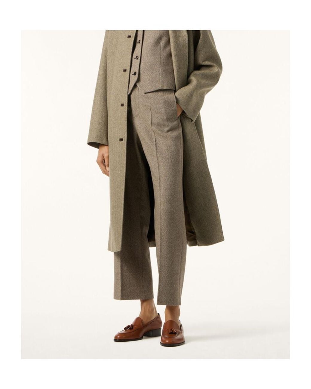 Loro Piana Gray Kelsey Trousers