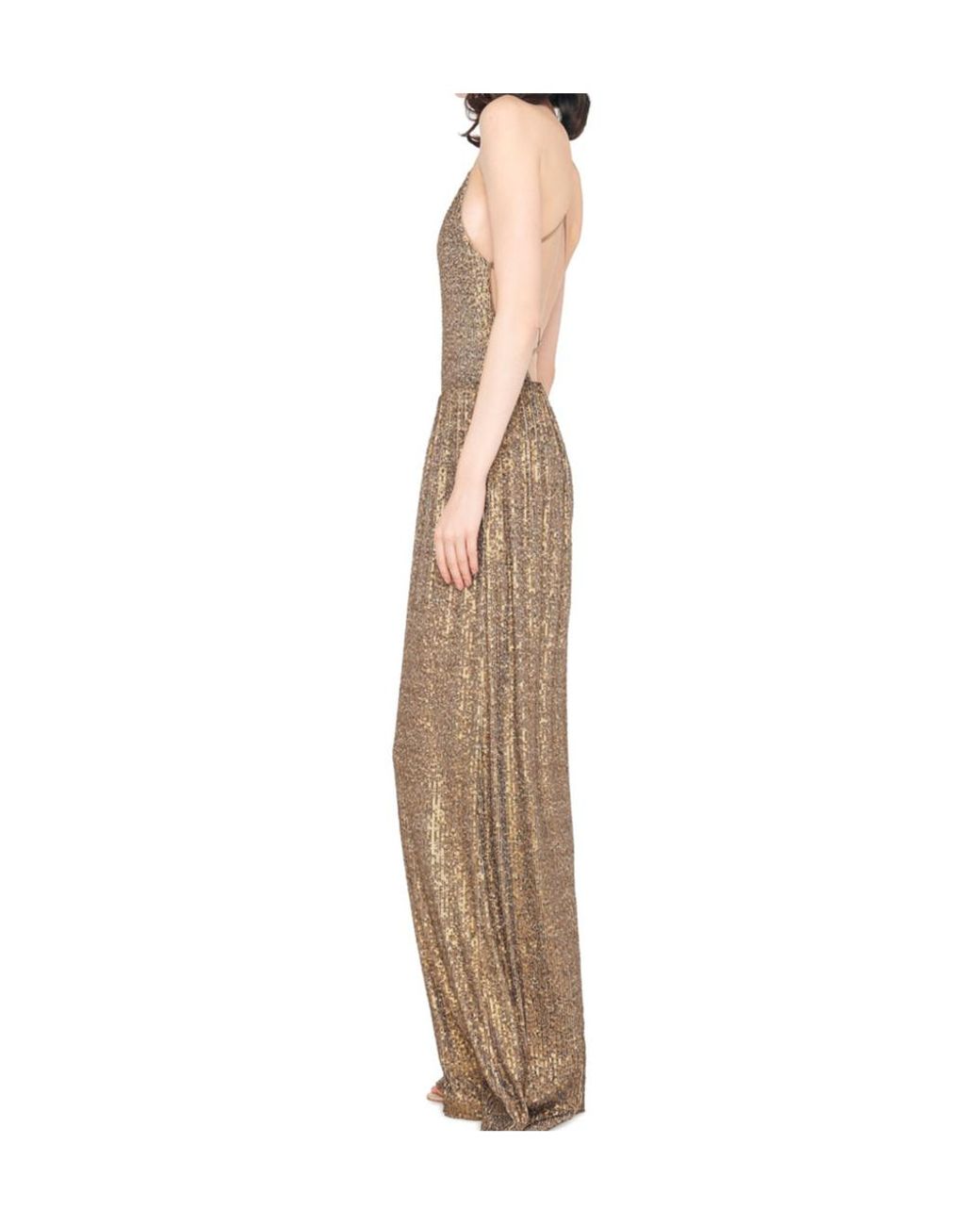 Norma Kamali White V-Neck Jumpsuit