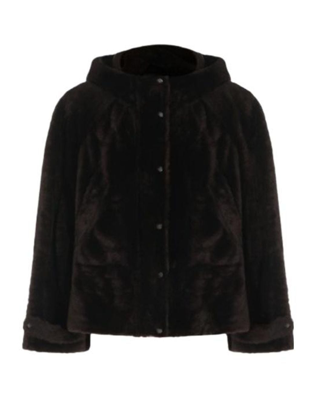 Brunello Cucinelli Black Hooded Jacket