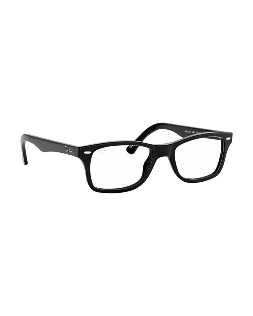 Ray-Ban White Rectangular Frame Glasses for men