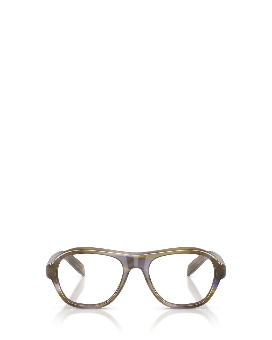 Prada Multicolor Eyewear Oval Frame Glasses