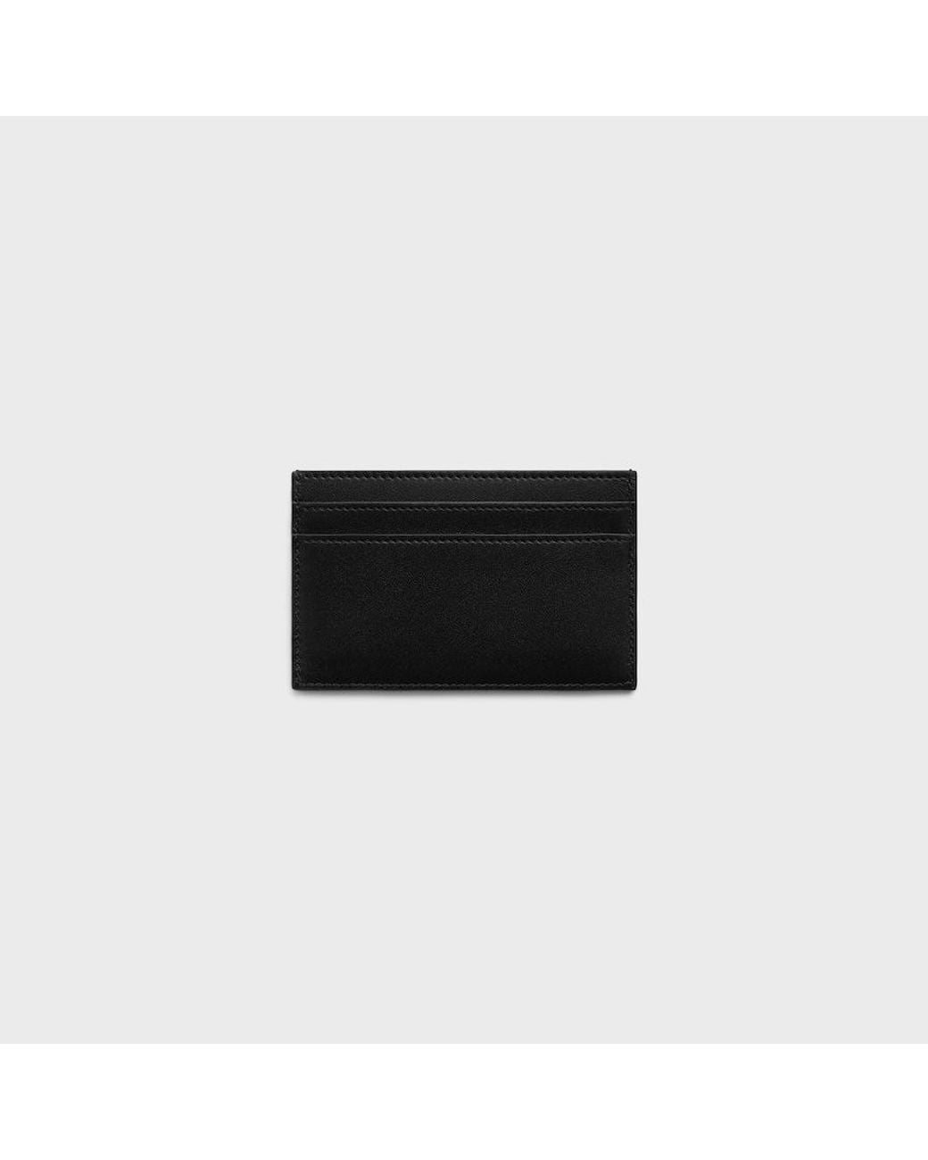 Céline Black Card Holder for men