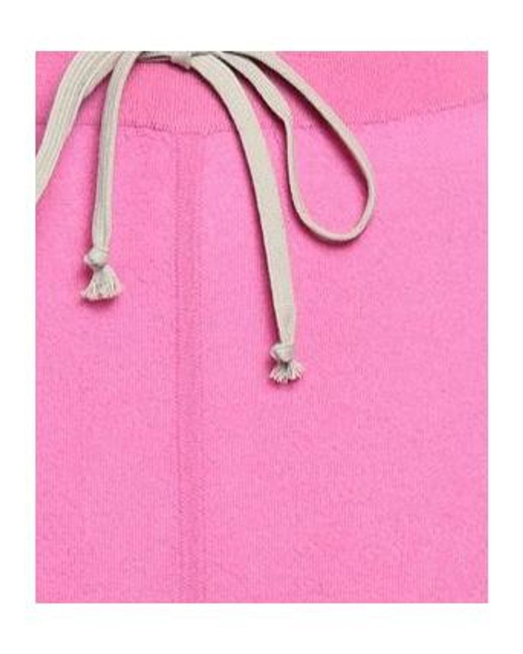Rick Owens Pink Lightweight Cashmere Casual Pants
