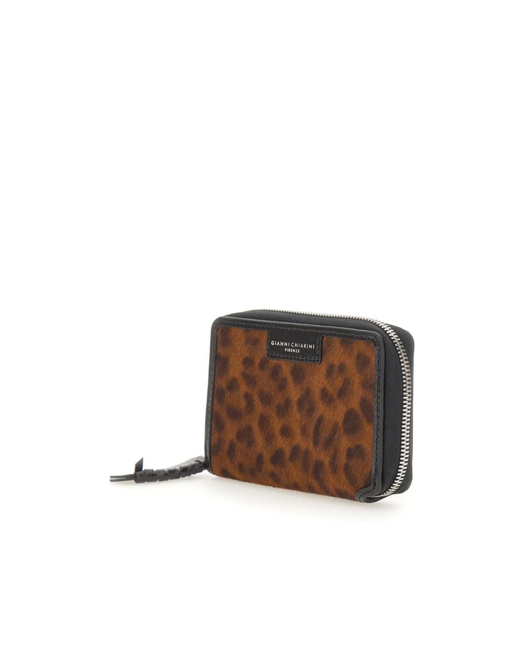 Gianni Chiarini Brown Horsy Zip-Around Wallet