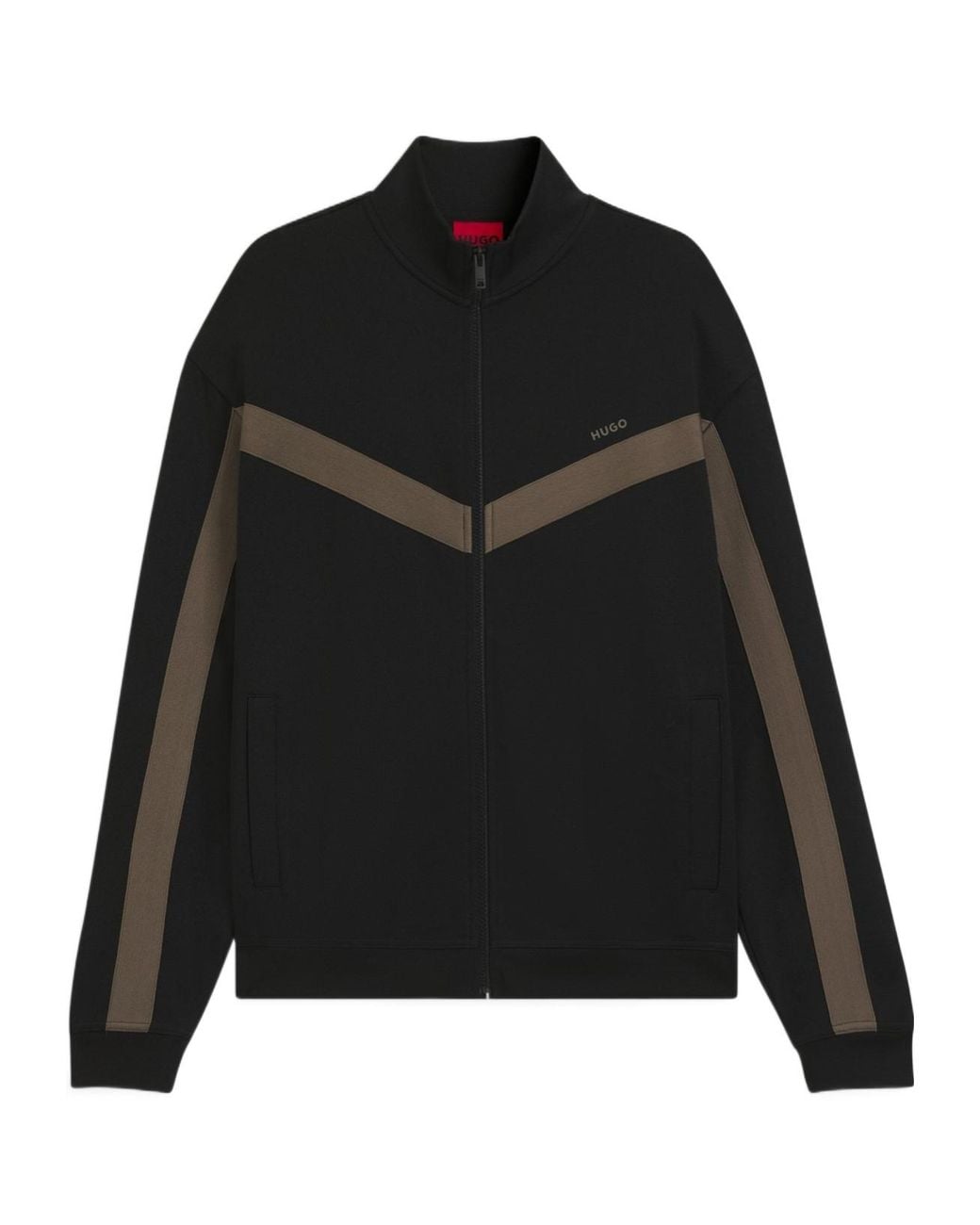 Boss Black Hugo Zip-Up High Neck Sweatshirt for men