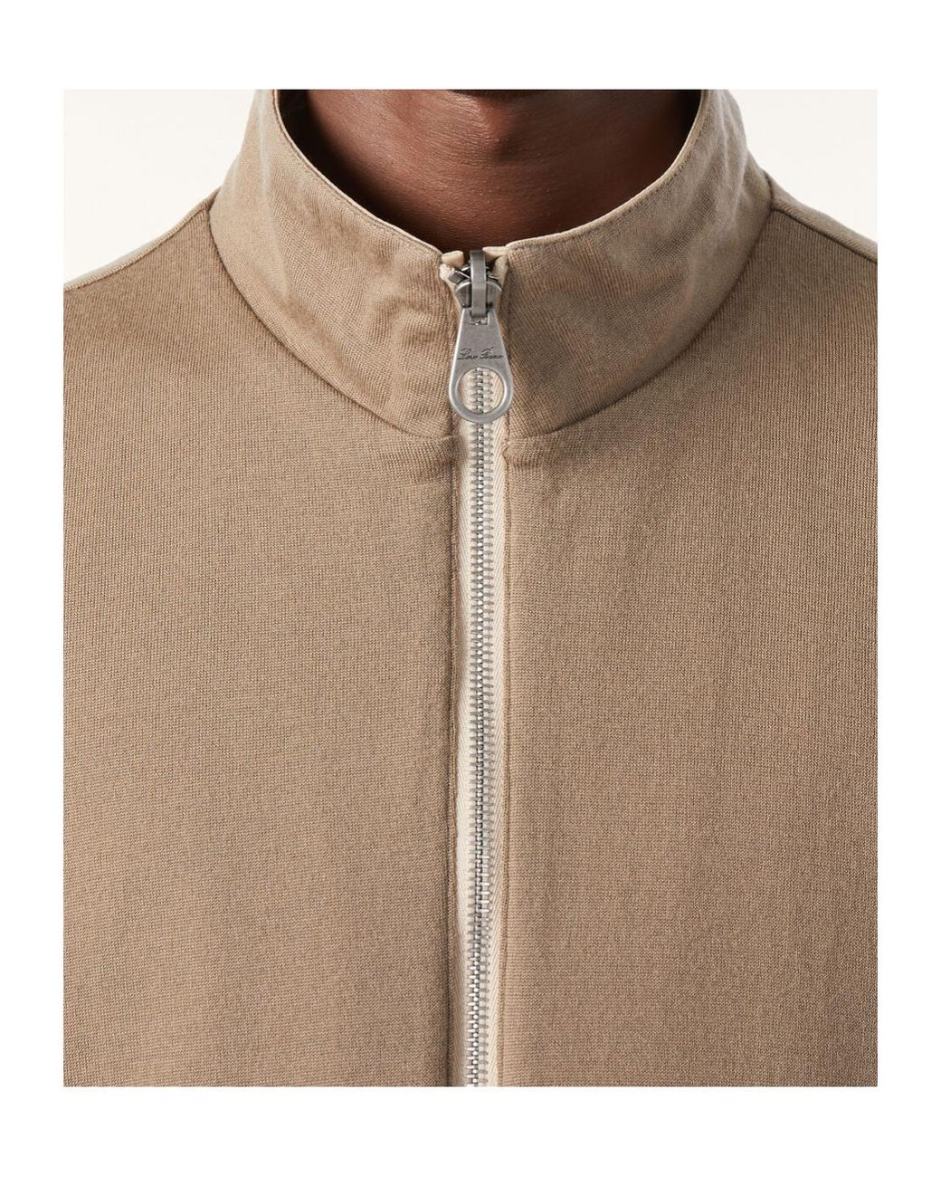 Loro Piana Natural Zipped Reversible Gilet for men