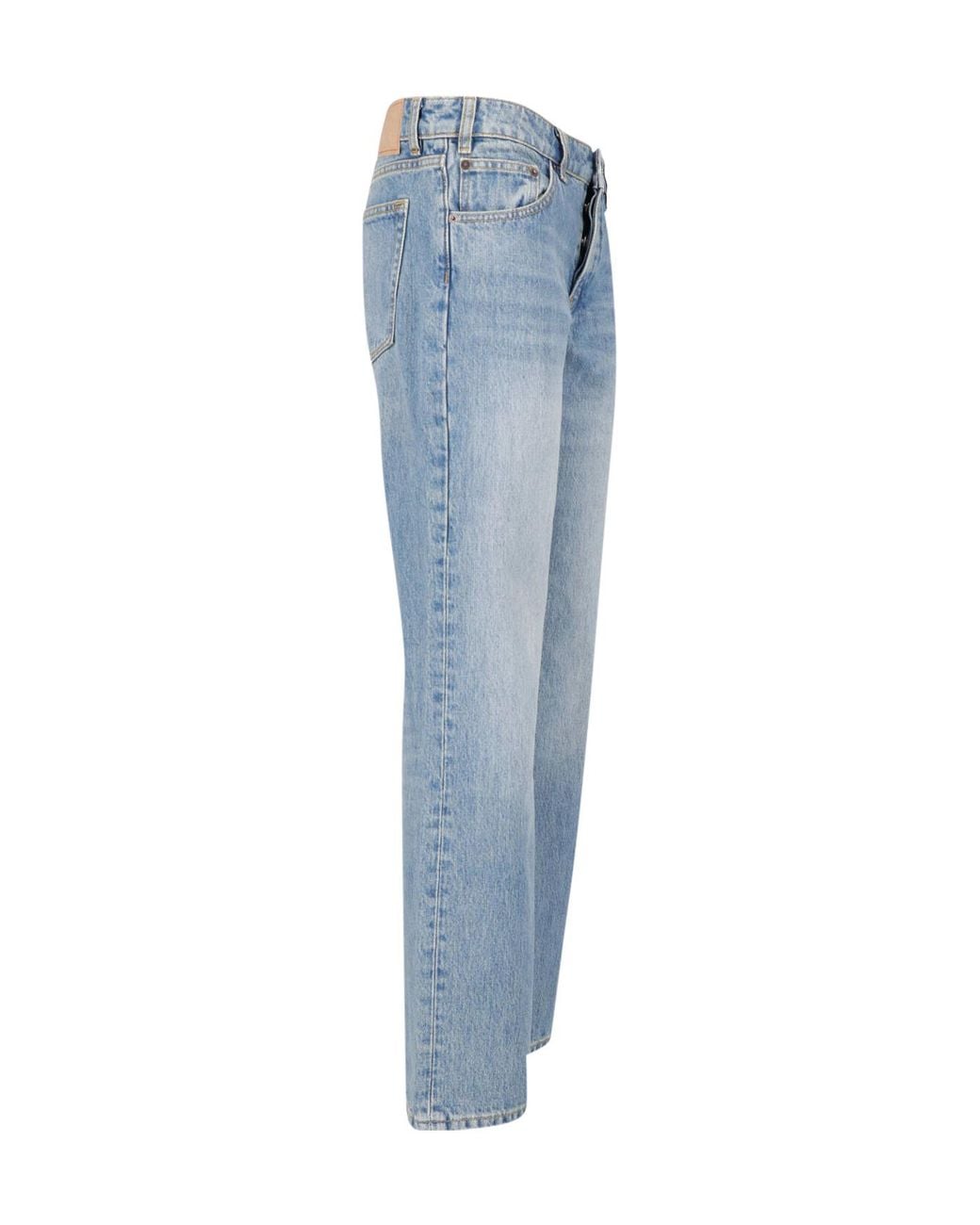 Jeanerica Blue Kyoto Washed Straight-Leg Jeans