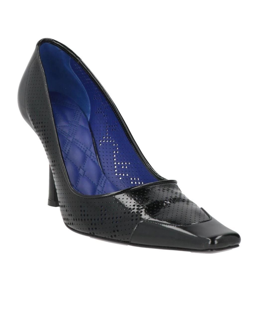 Burberry Black Simple Leather High Heels