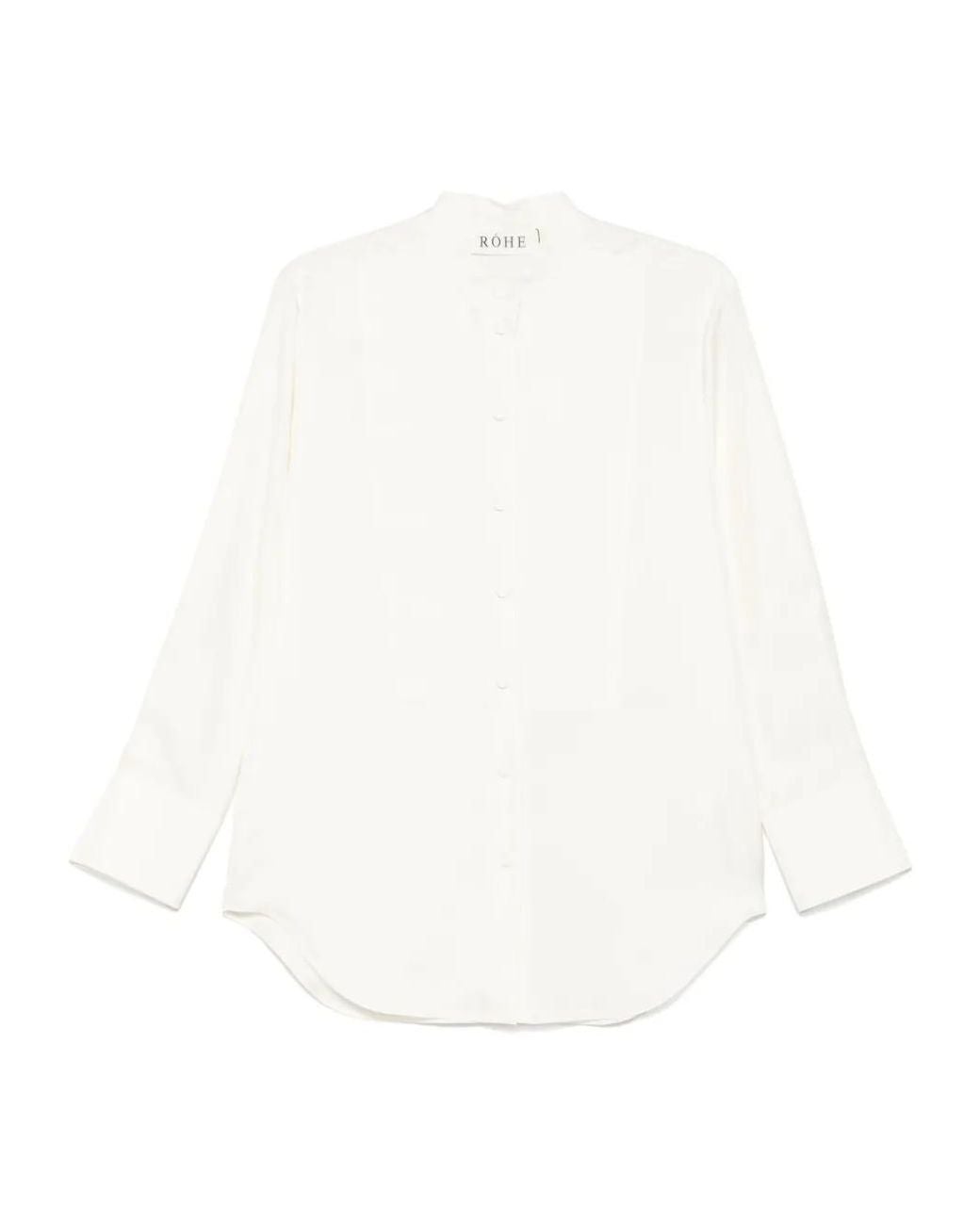 Rohe White Silk Shirt