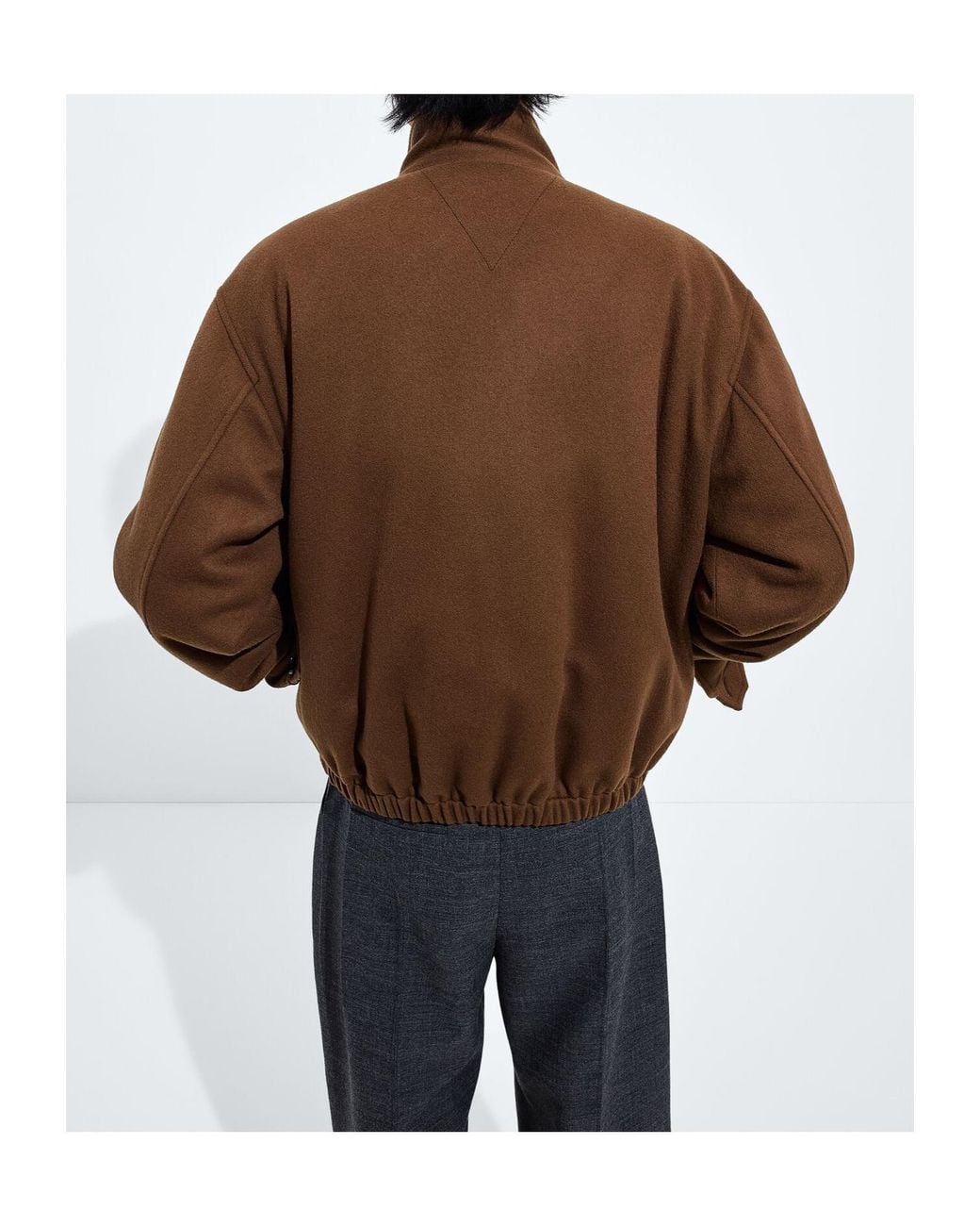Bottega Veneta Black Wool And Cashmere Blouson for men