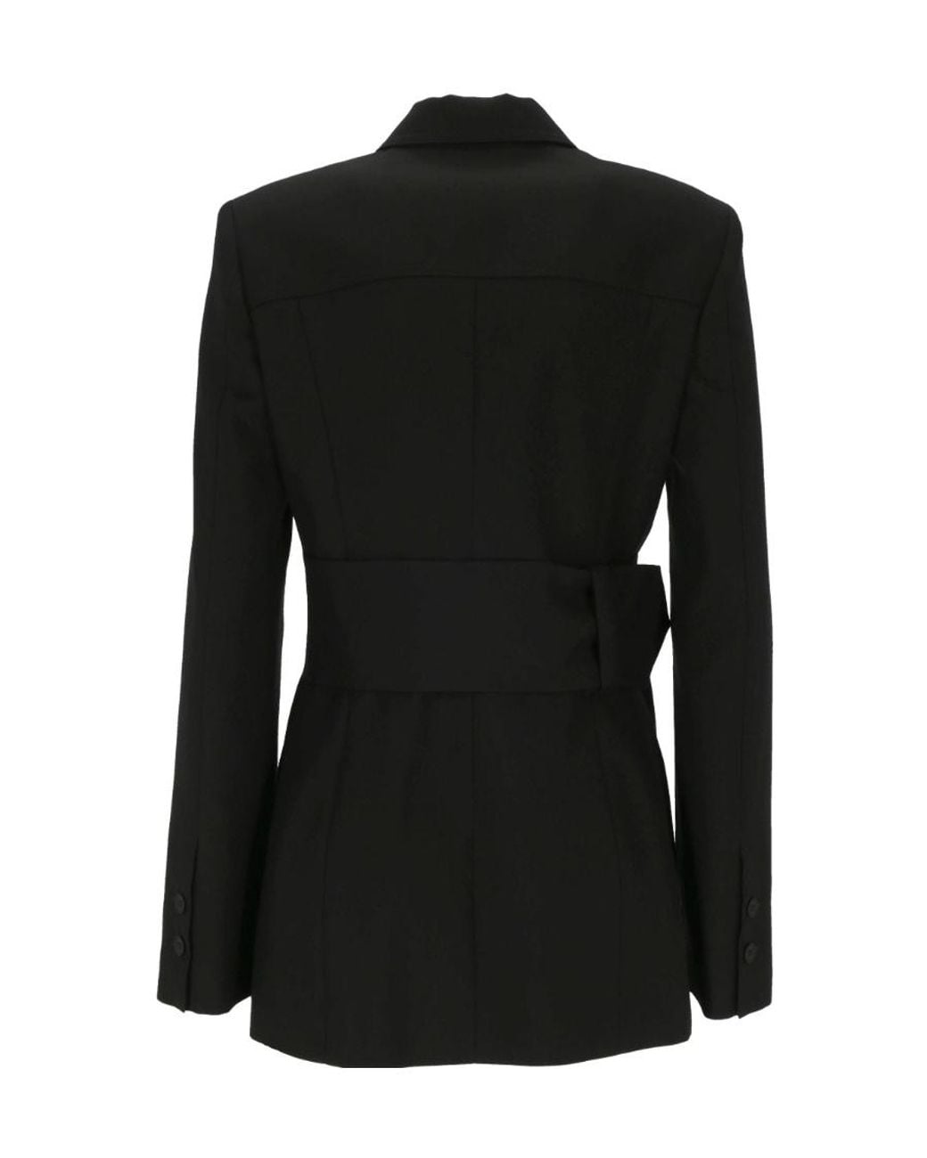 Off-White c/o Virgil Abloh Black Single-Breasted Long-Sleeved Jacket