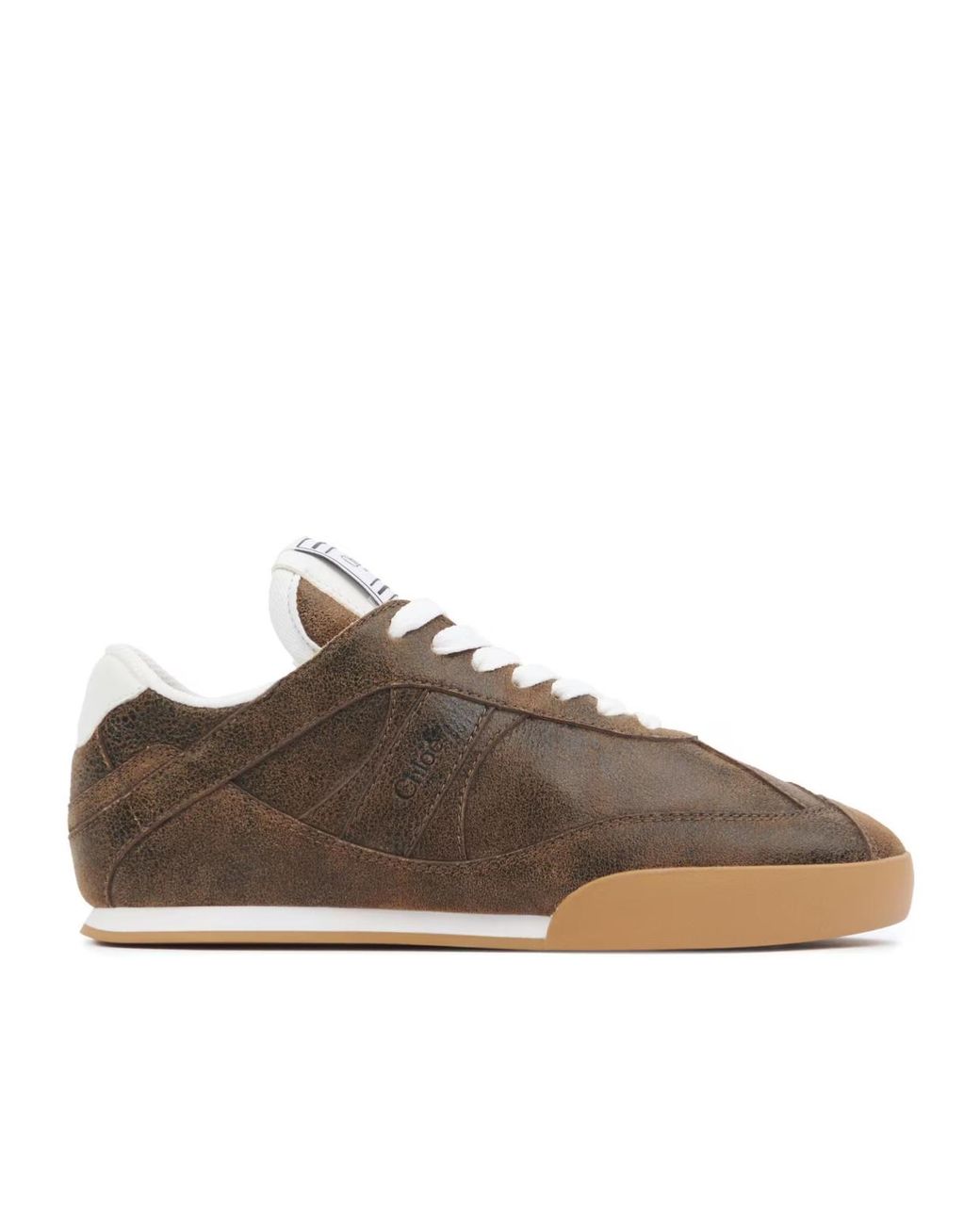 Chloé Brown Chloé Kick Low-Top Sneakers