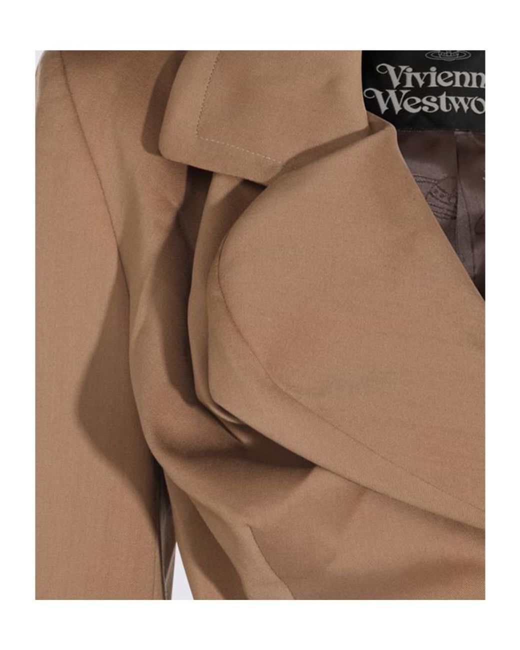 Vivienne Westwood Brown Drunken Tailored Jacket