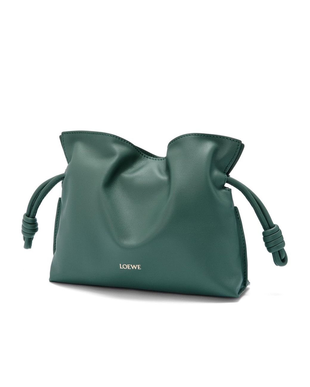 Loewe Green Mini Flamenco Clutch Bag