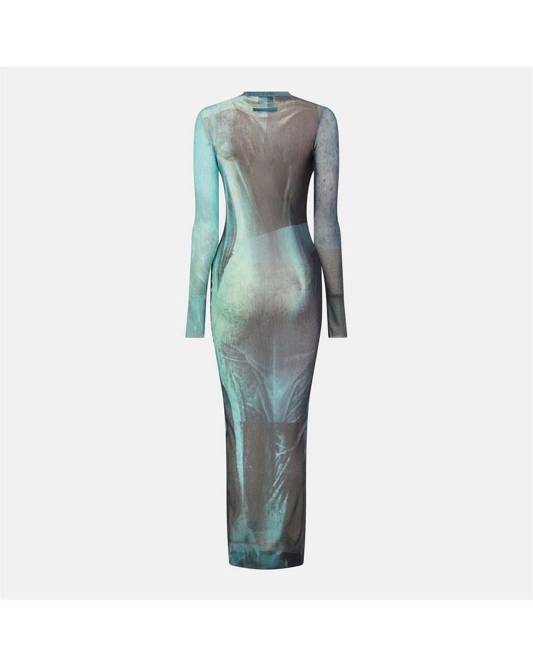 Jean Paul Gaultier Blue Round Neck Dress