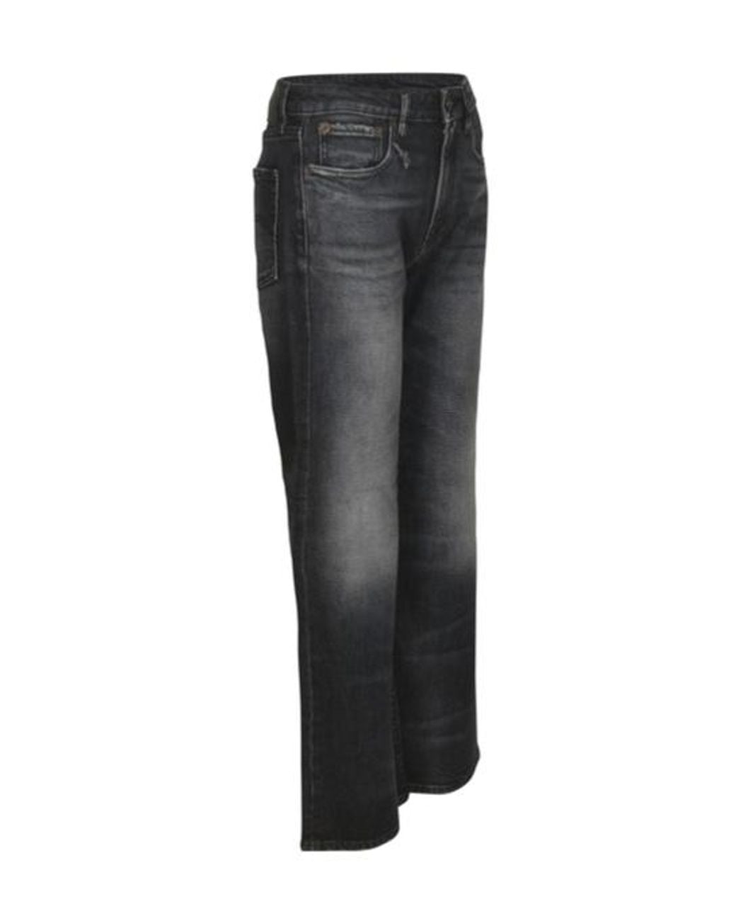 R13 Gray Joan Kick Flare Jeans