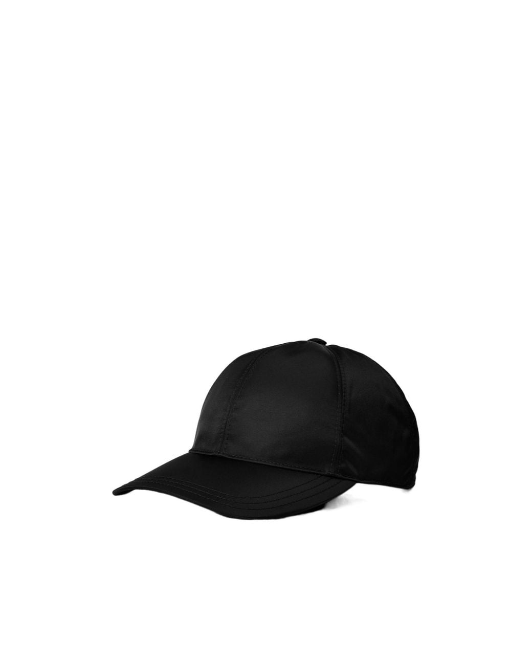 Prada Black Logo Baseball Cap