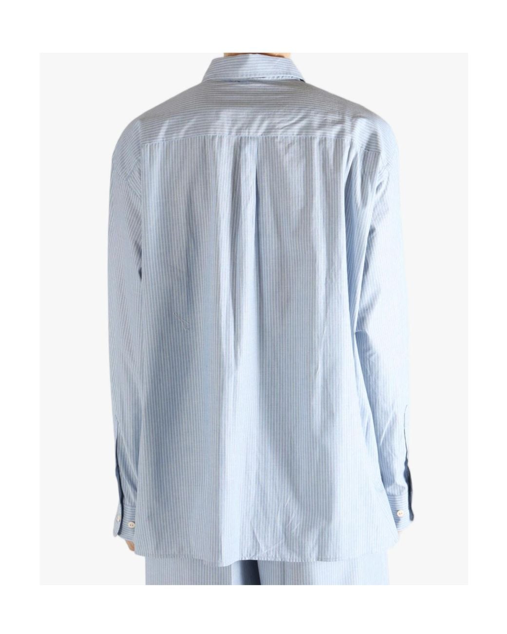 Baserange Blue Striped Long-Sleeve Shirt