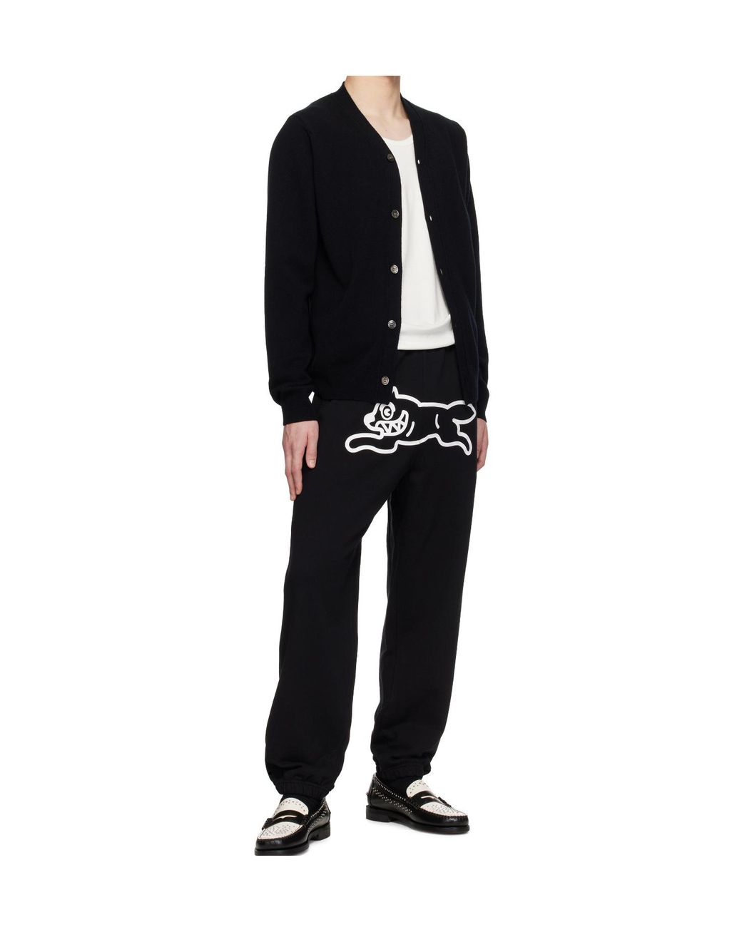 ICECREAM Black トラックパンツ for men