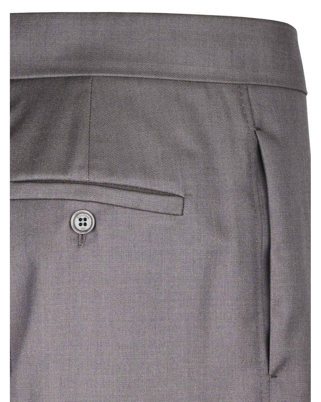 Max Mara Gray Serio Pressed Crease Tailored Pants