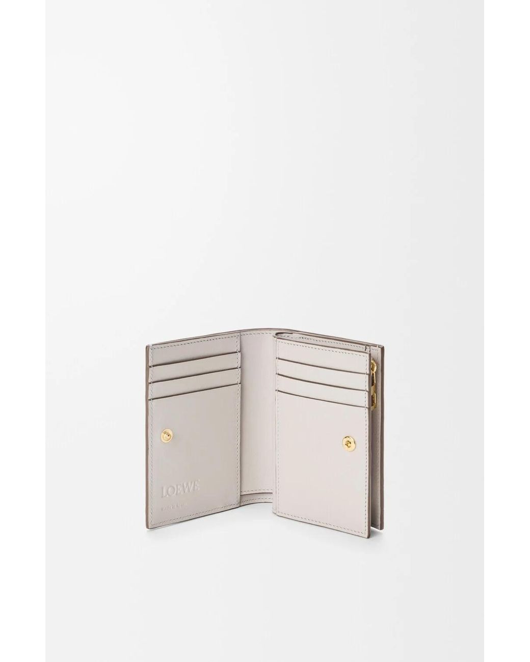 Loewe White Snap-On Wallet