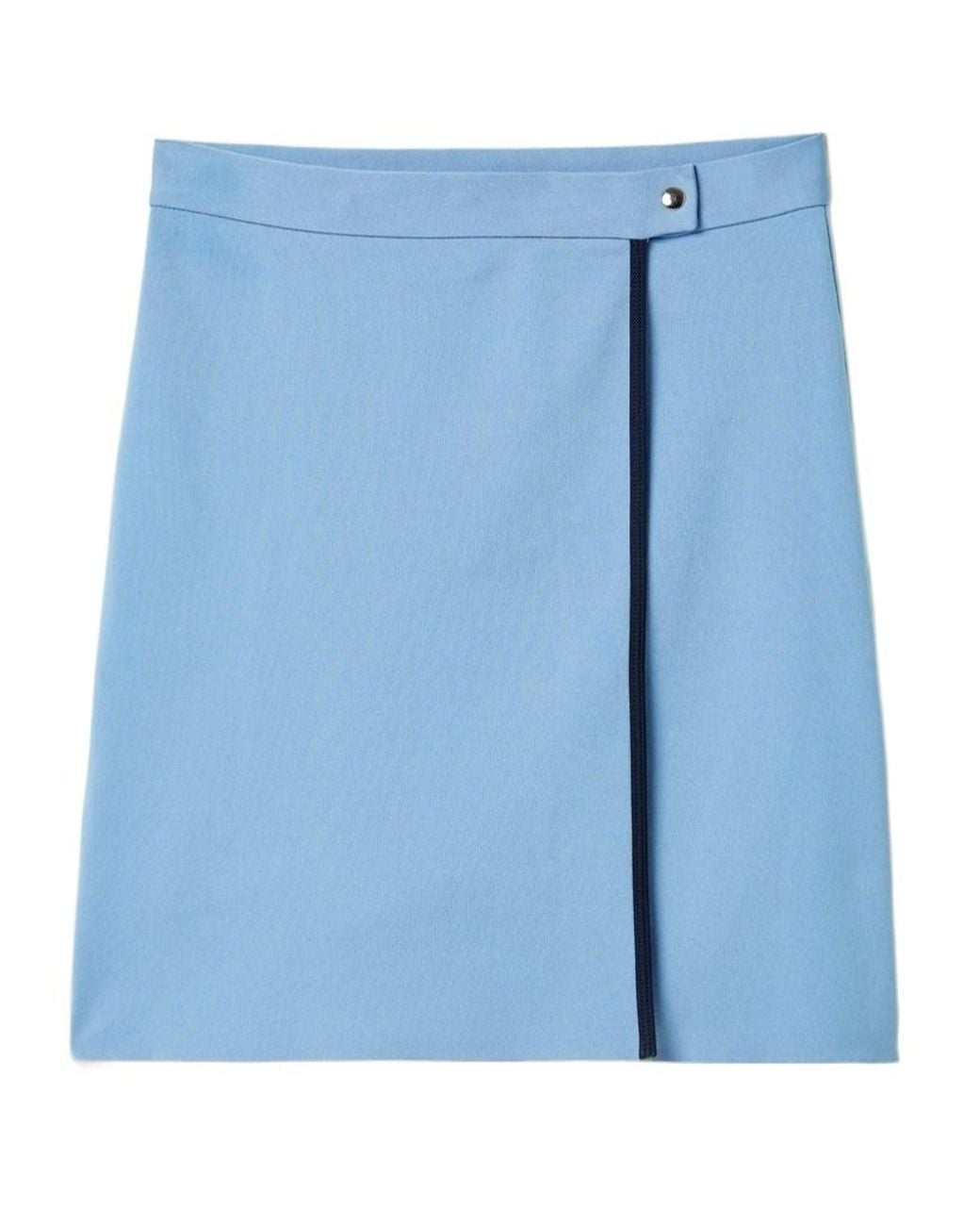 Miu Miu Blue Technical Yarn Skirt
