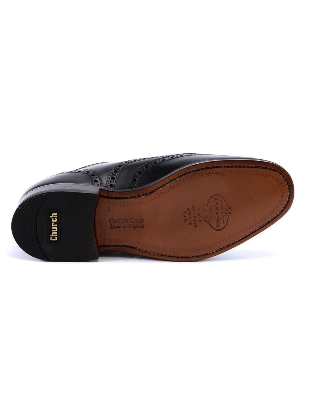 Church's Black Burwood Oxford Brogues for men