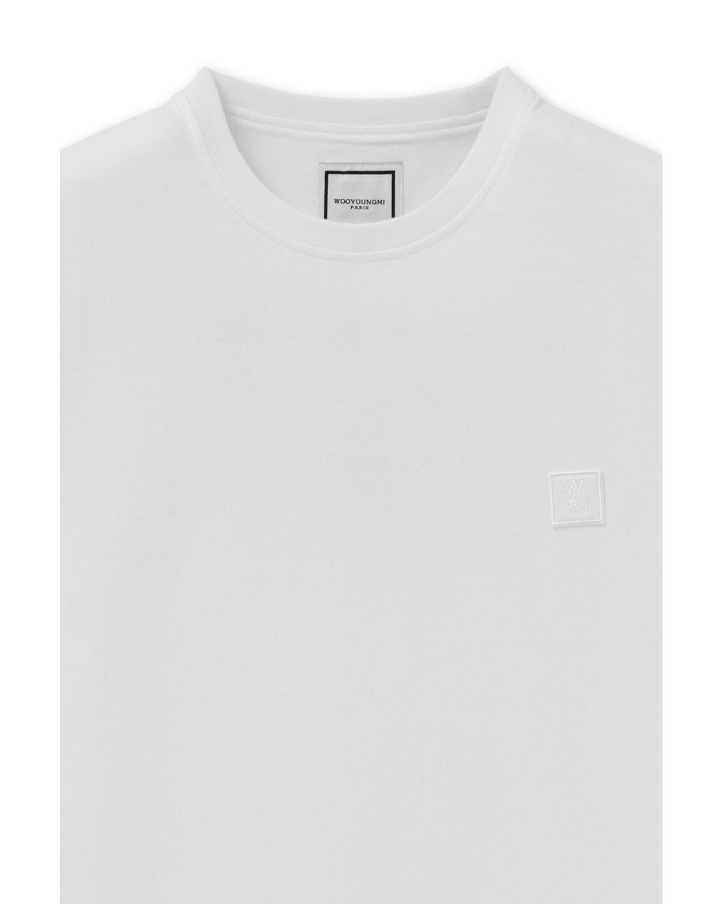 Wooyoungmi White Logo-Print T-Shirt for men