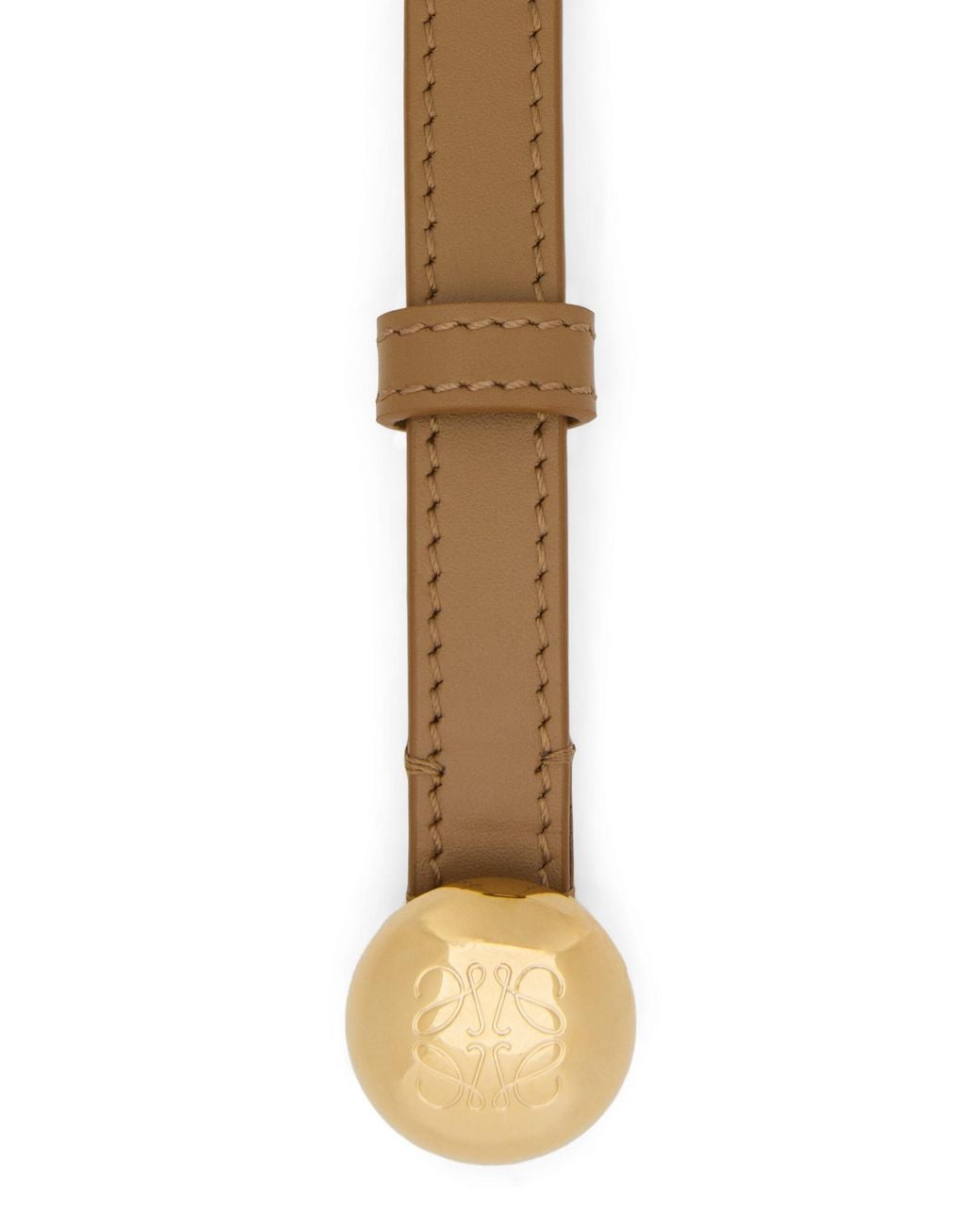 Loewe White Pebble Belt