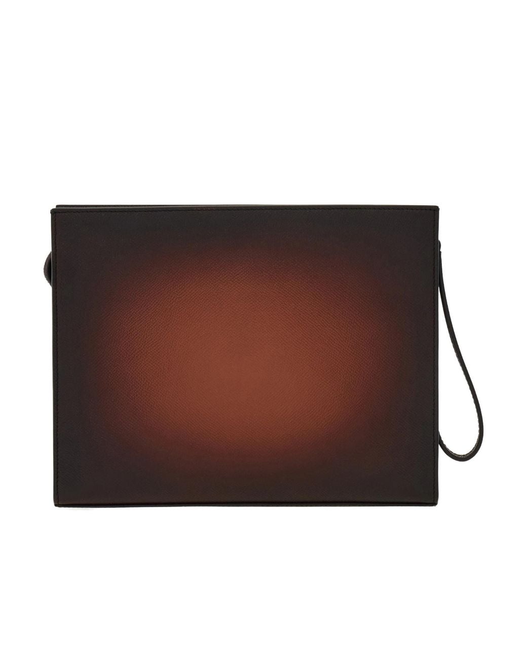 Ferragamo Brown Gancini Pouch for men