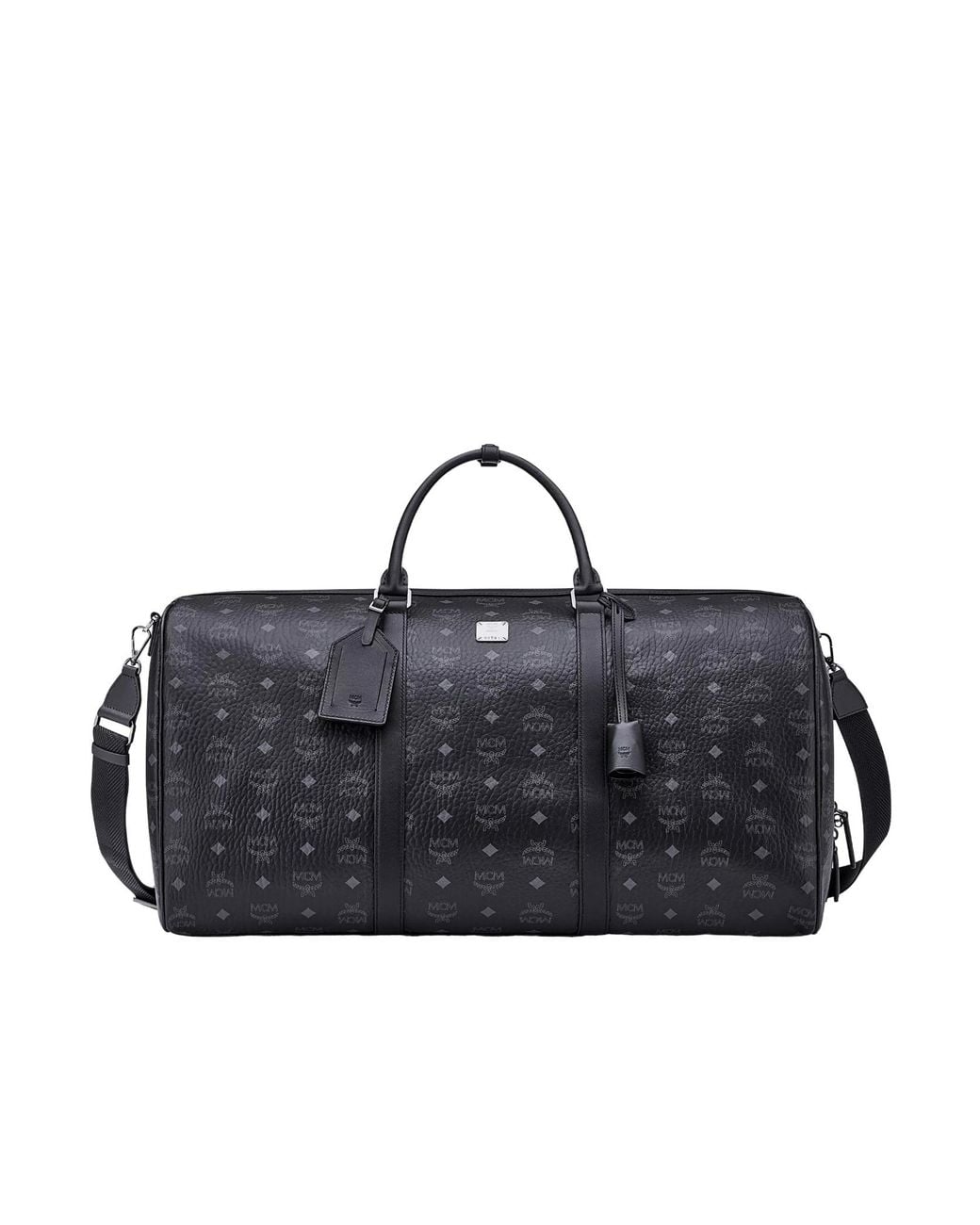 MCM Blue Extra Large Ottomar Weekender Duffle Bag for men