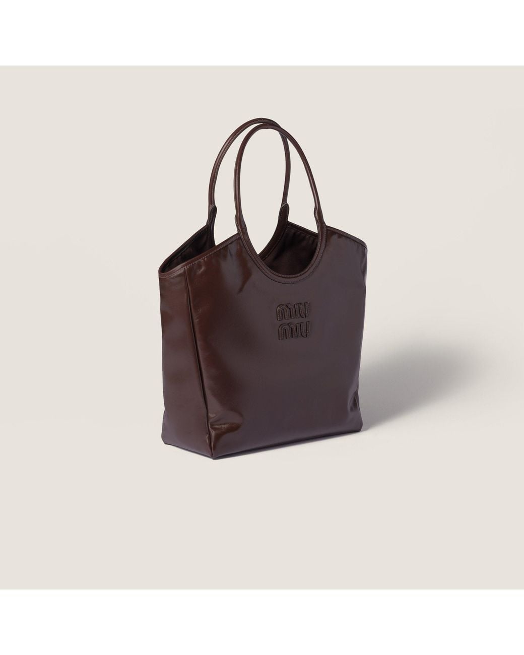 Miu Miu Brown Ivy Leather Bag